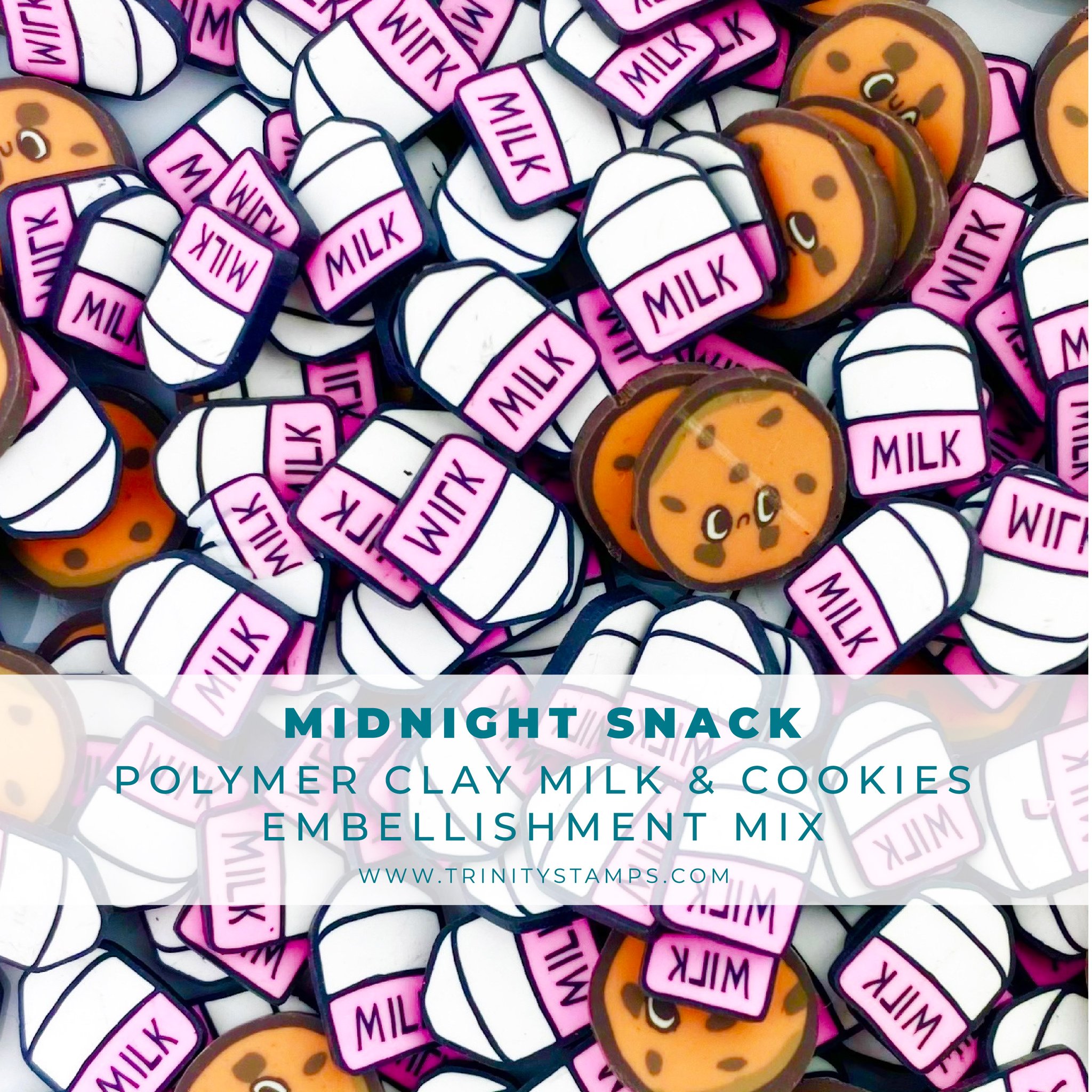 Trinity Stamps - Midnight Snack Clay Embellishment Mix