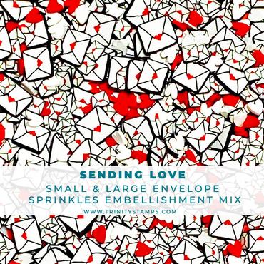 Trinity Stamps - Sending Love Embellishment Mix