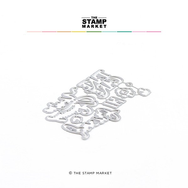 The Stamp Market - Friendly Phrases Dies