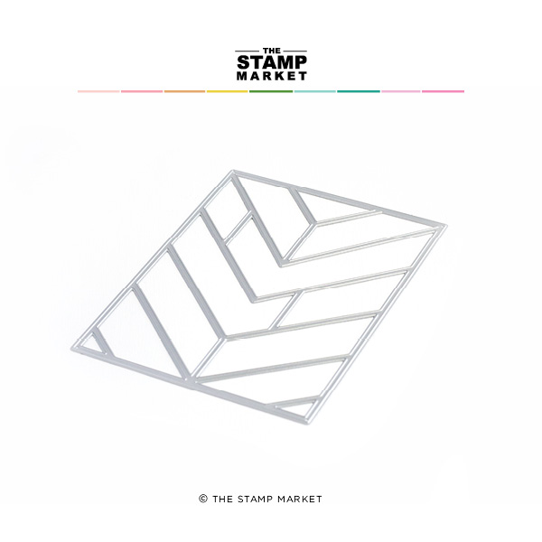 The Stamp Market - Chevron Tile Cover Die