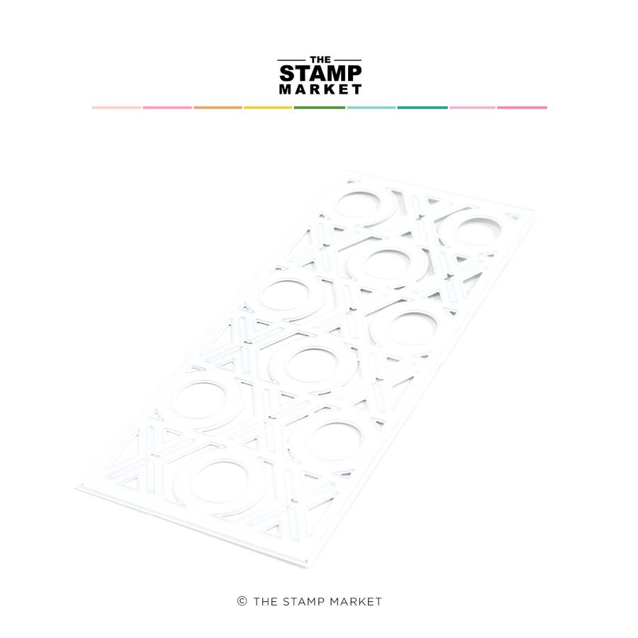 The Stamp Market - XO Slimline Cover Die