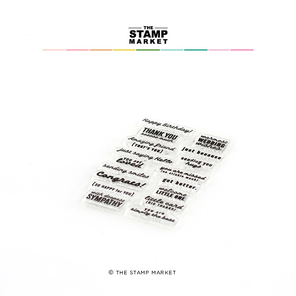 The Stamp Market - Lots of Little Words Stamp