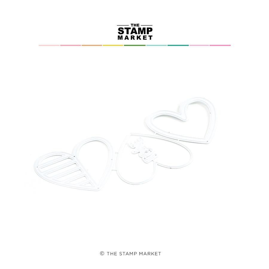 The Stamp Market - Love Layers Shaker Dies