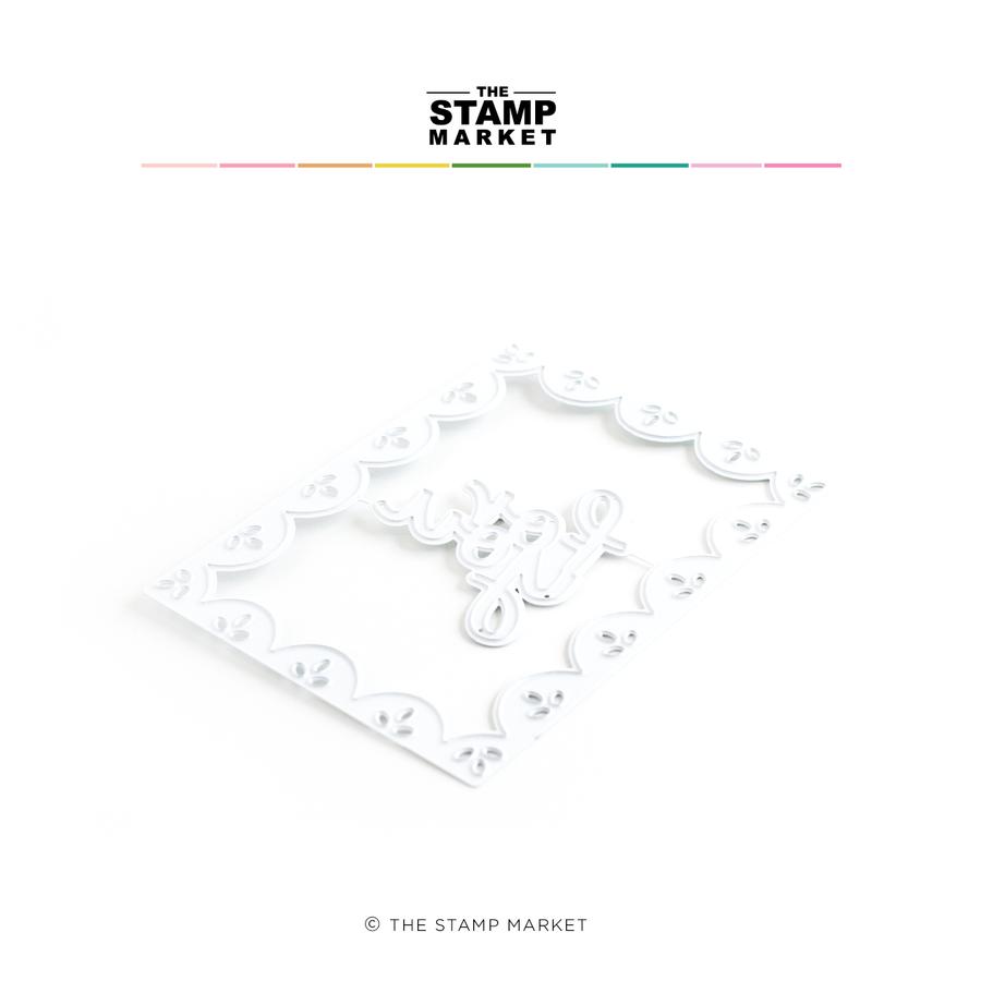 The Stamp Market - Scalloped For You Frame Die