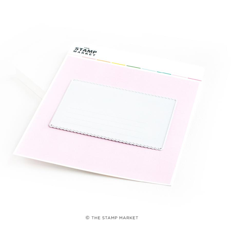 The Stamp Market - Embossed Mailing label Die