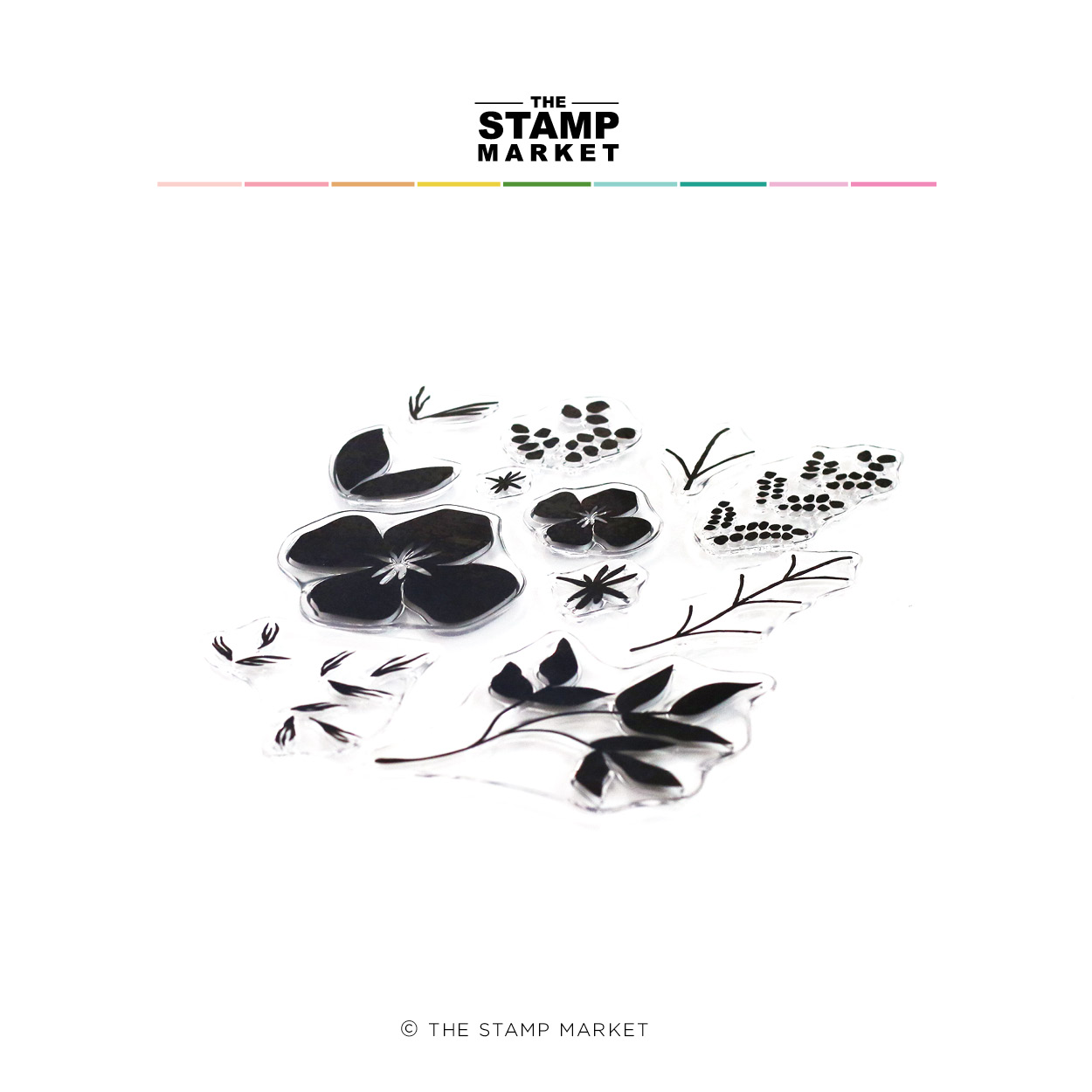 The Stamp Market - Flora Stamp Set