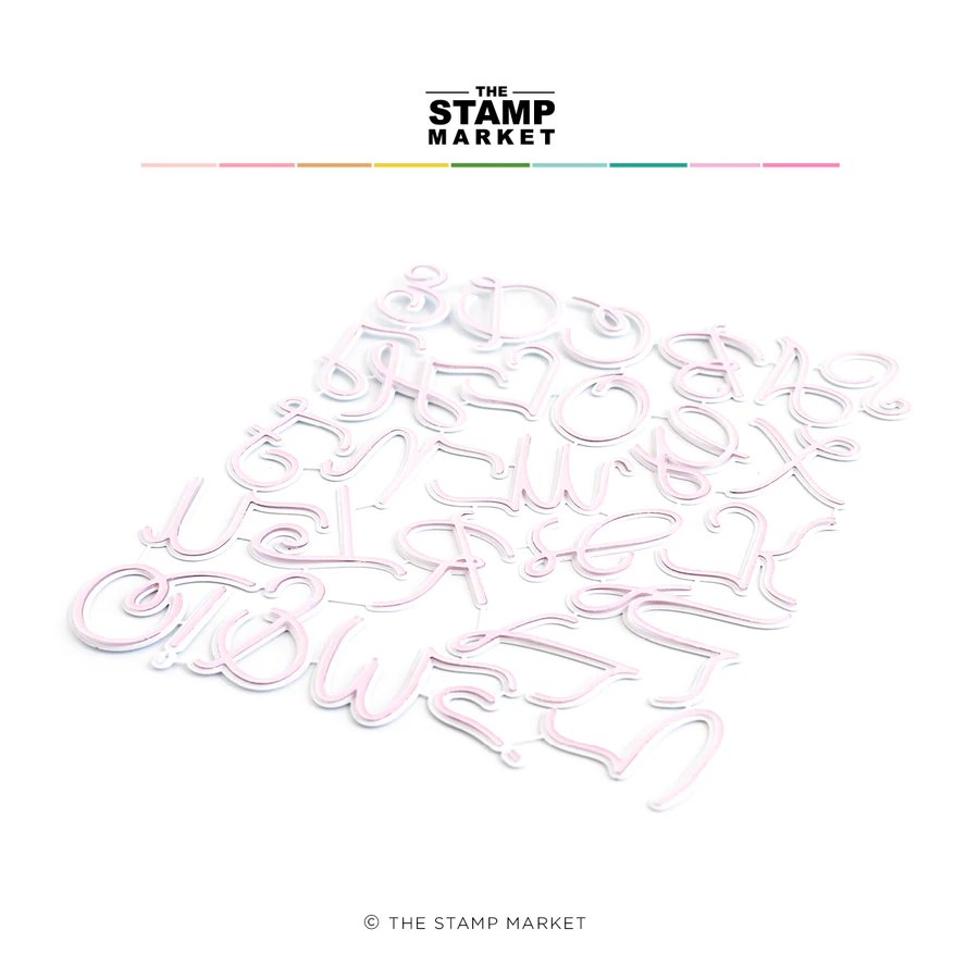 The Stamp Market - SIMPLE SCRIPT UPPER DIES
