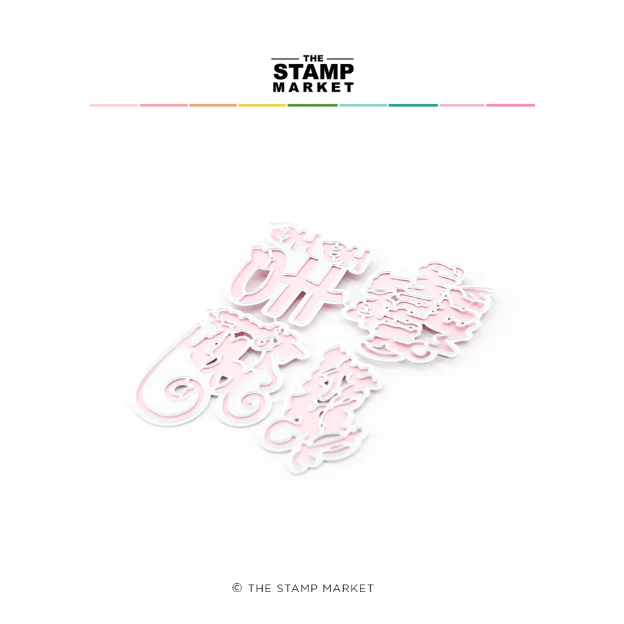 The Stamp Market - SANTA'S GREETINGS DIES