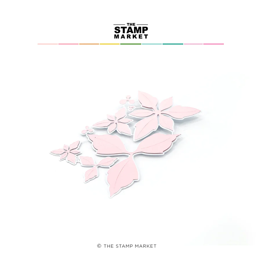 The Stamp Market - 3D POINSETTIA DIE