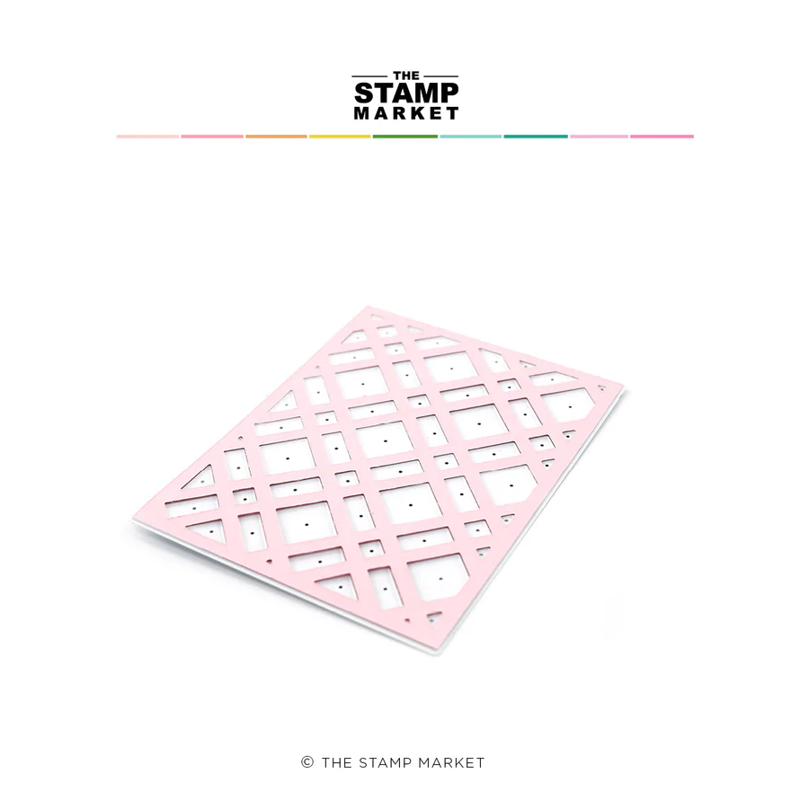 The Stamp Market - RIBBON PLAID COVER DIE