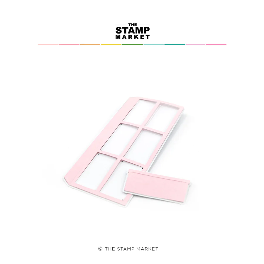 The Stamp Market - WINDOW PANE BIFOLD DIE