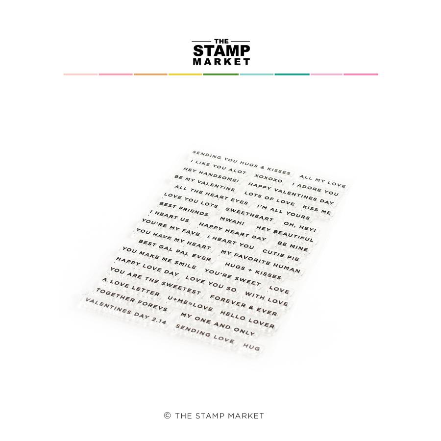 The Stamp Market - Lots of Love Notes Stamp Set