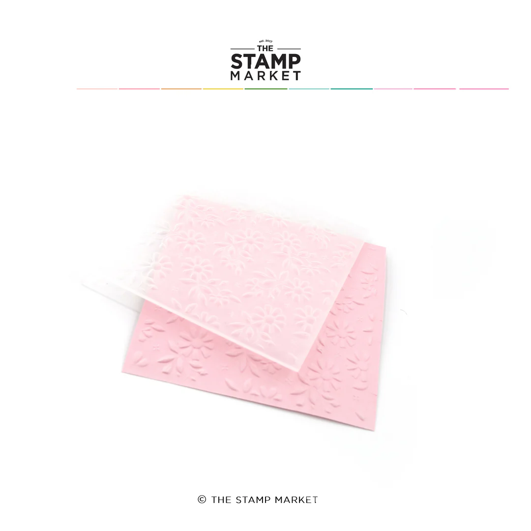 Stamp Market - PETALS & FLORA ESSENCE EMBOSSING FOLDER