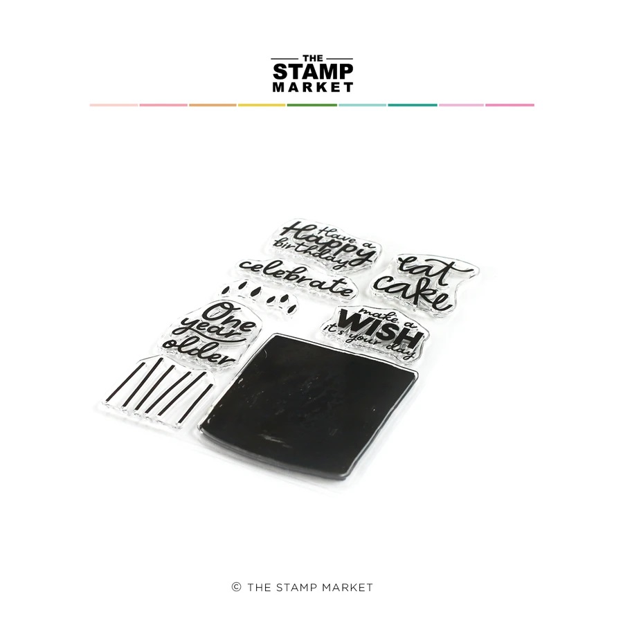 The Stamp Market - Eat Cake Stamp Set
