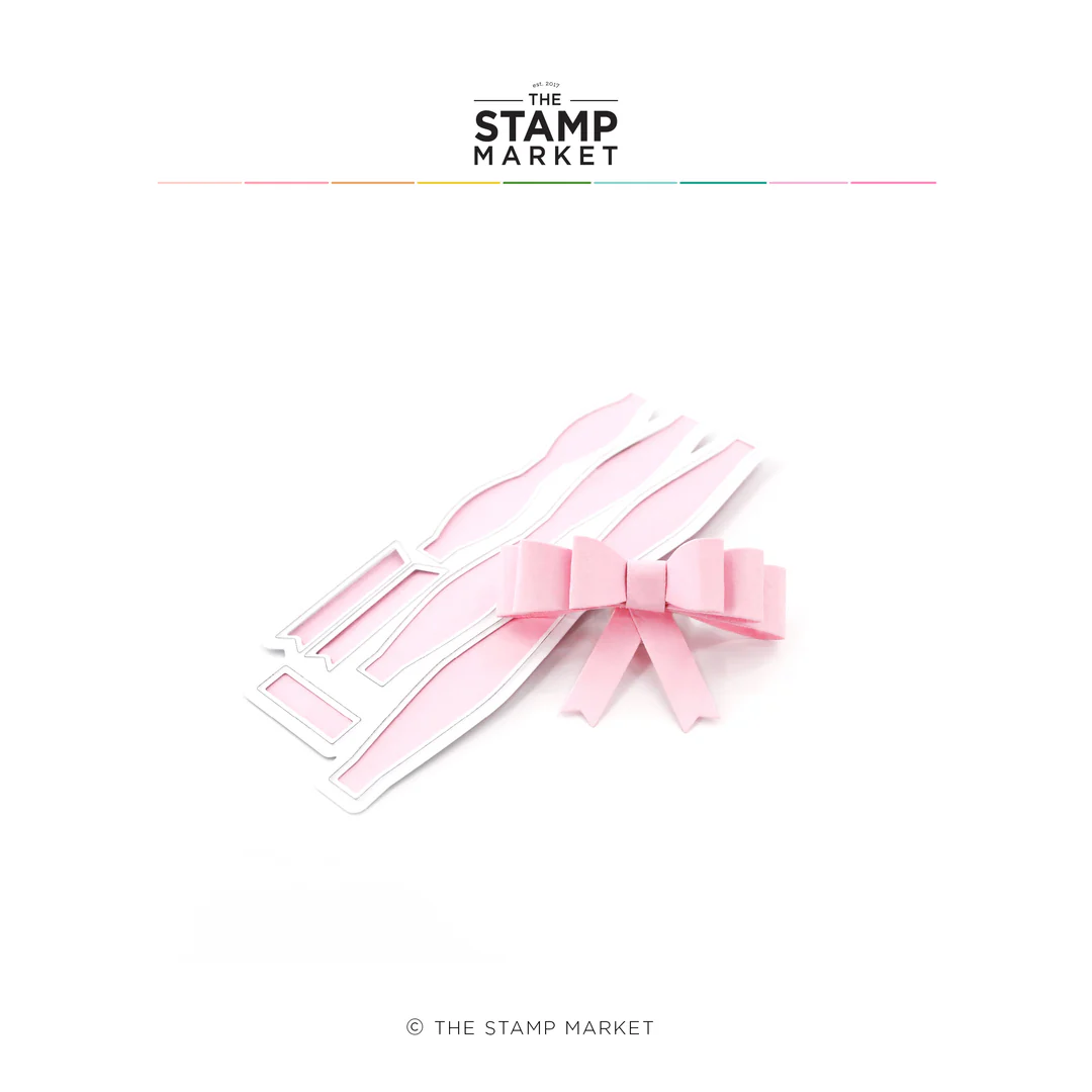 The Stamp Market - TINY TRIPLE BOW DIE