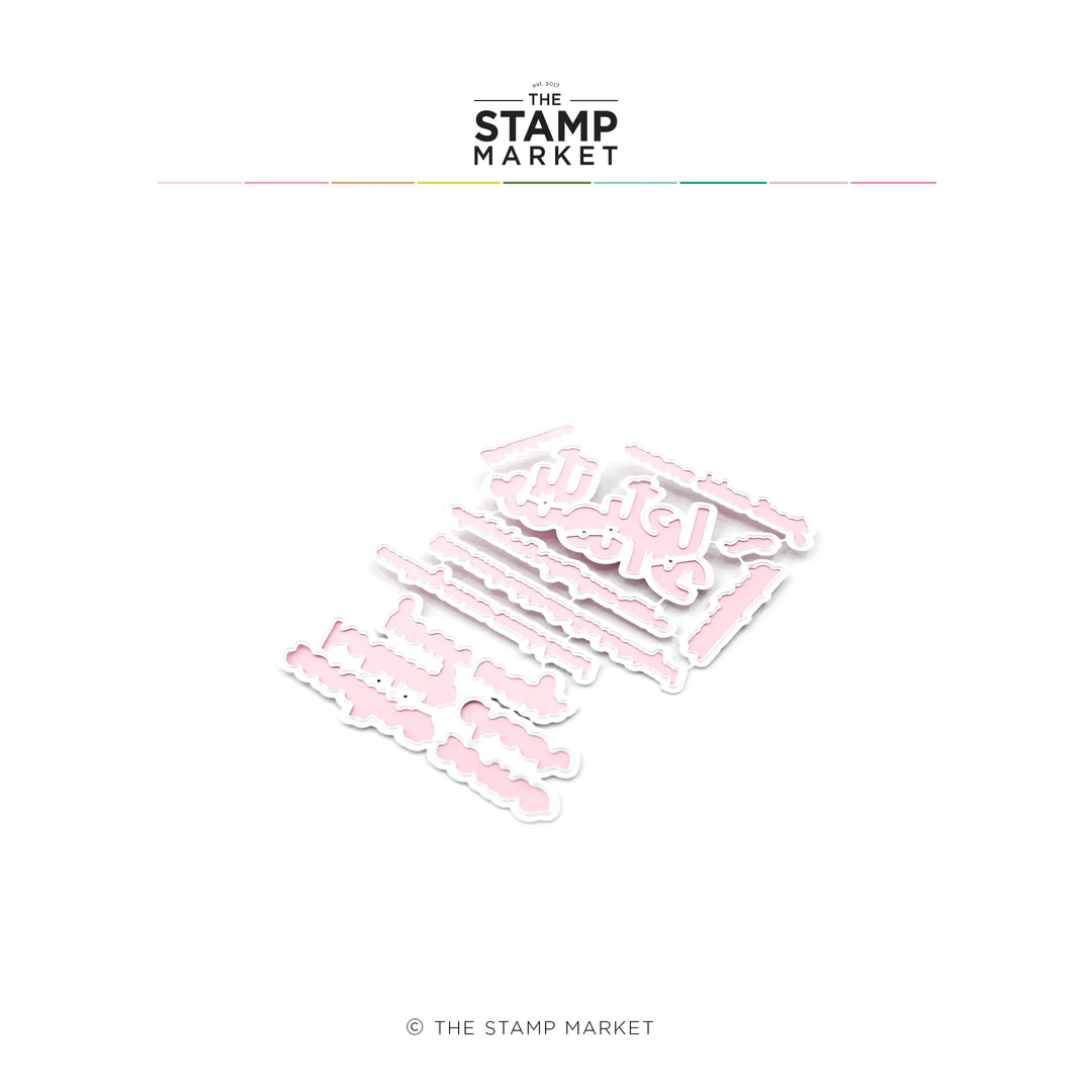 The Stamp Market - SENDING SOME CHEER CONFETTIGRAM DIE