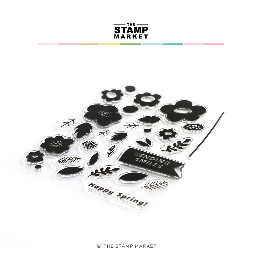 The Stamp Market - Spring Posies Stamp Set