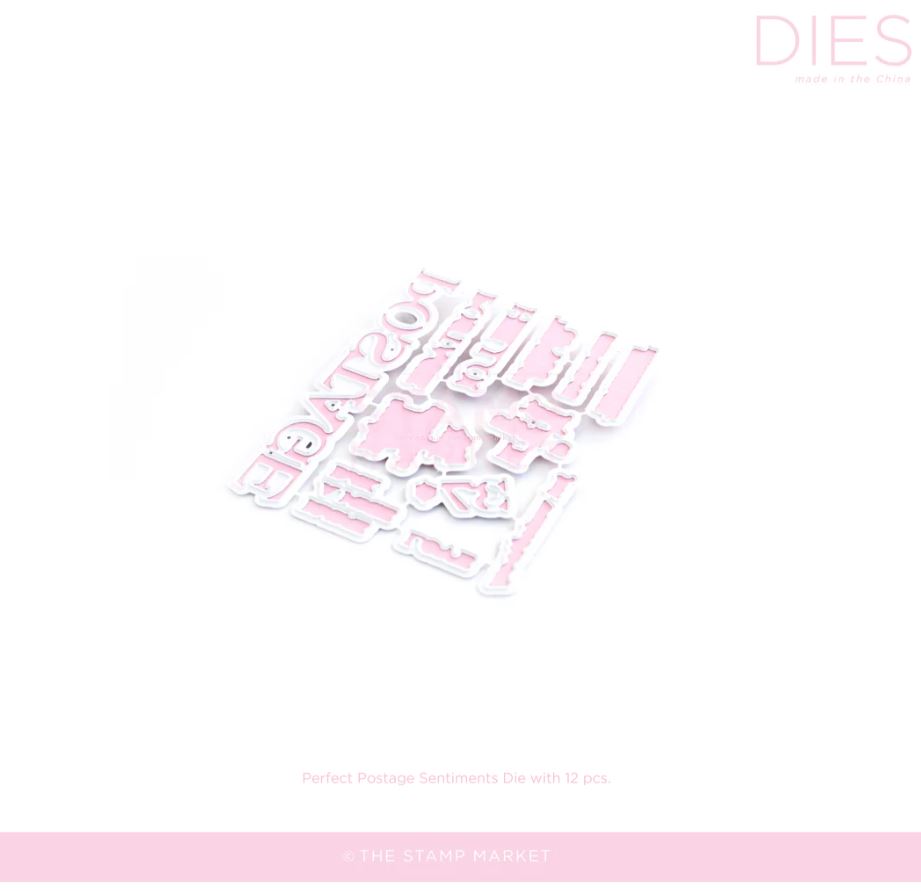 **NEW* - The Stamp Market - PERFECT POSTAGE SENTIMENTS DIE