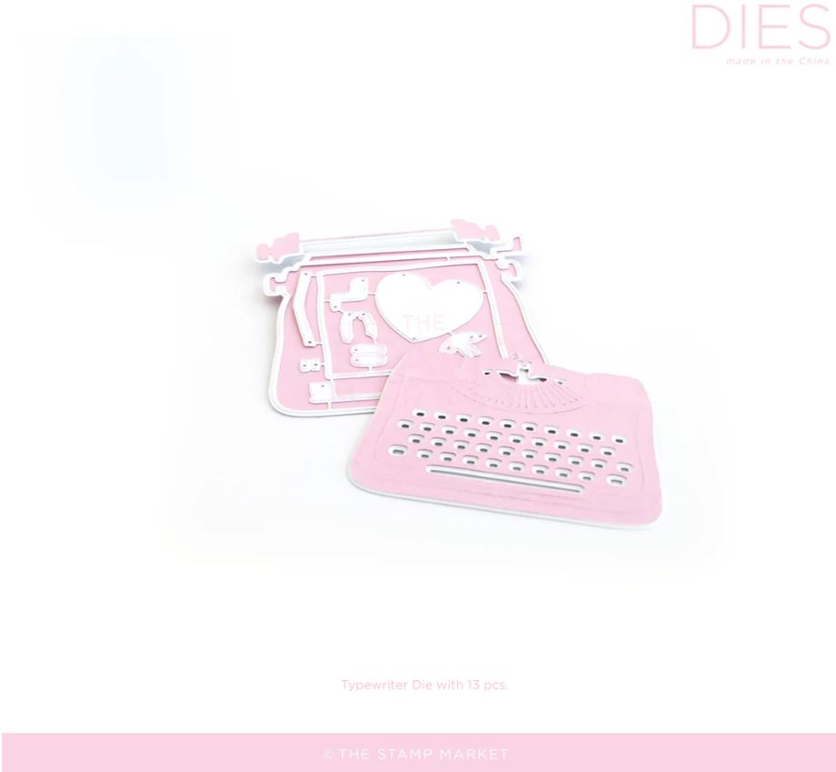 **NEW* - The Stamp Market - Typewriter Card Die