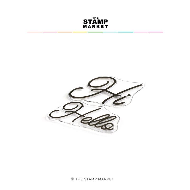 The Stamp Market - Happiest Hi & Hello Stamp