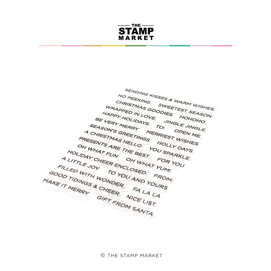 The Stamp Market - HEAPS OF HOLIDAY WORDS