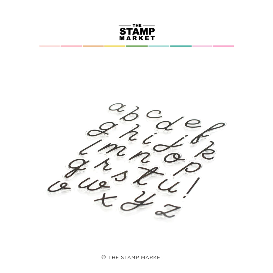 The Stamp Market - SIMPLE SCRIPT ALPHA LOWER STAMP