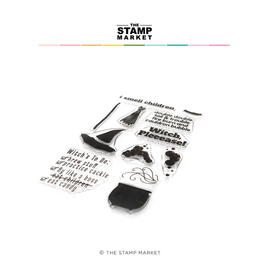 The Stamp Market - WITCH PLEEEASE STAMP SET