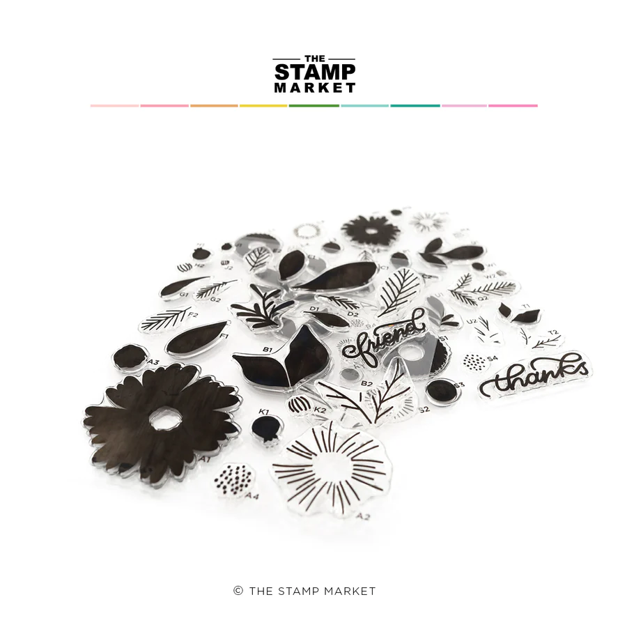 The Stamp Market - BUNCHES OF BLOOMS STAMP SET