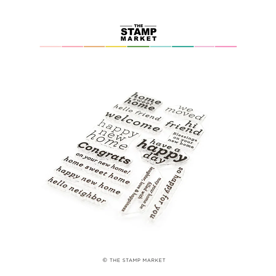 The Stamp Market - HAPPY HOME STAMP SET