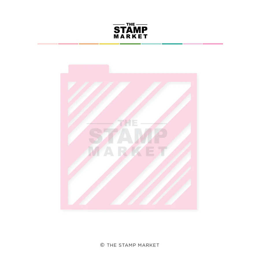 The Stamp Market - LINES OR PLAID STENCIL