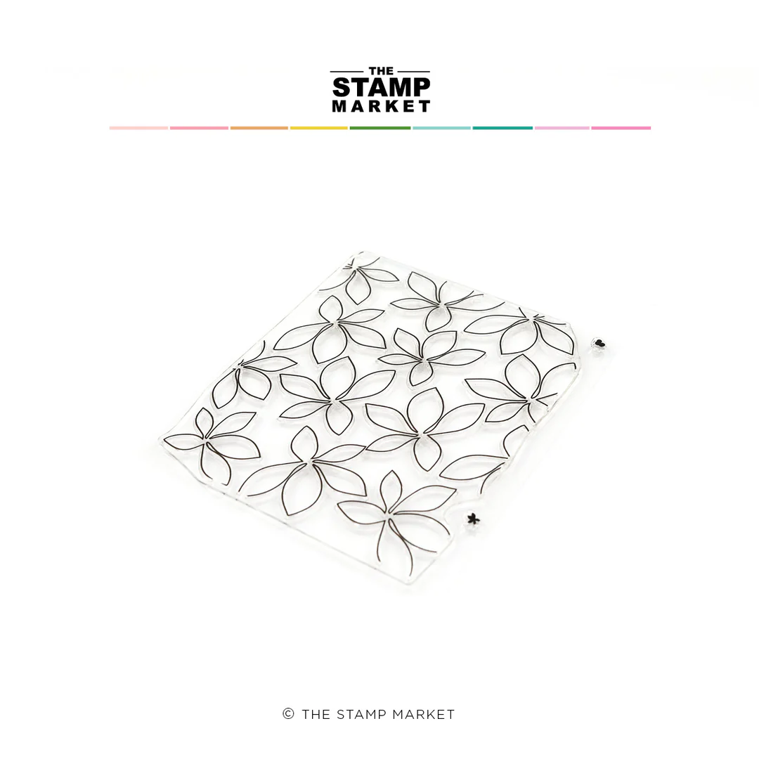 Stamp Market - SIMPLY PETALS BACKGROUND STAMP