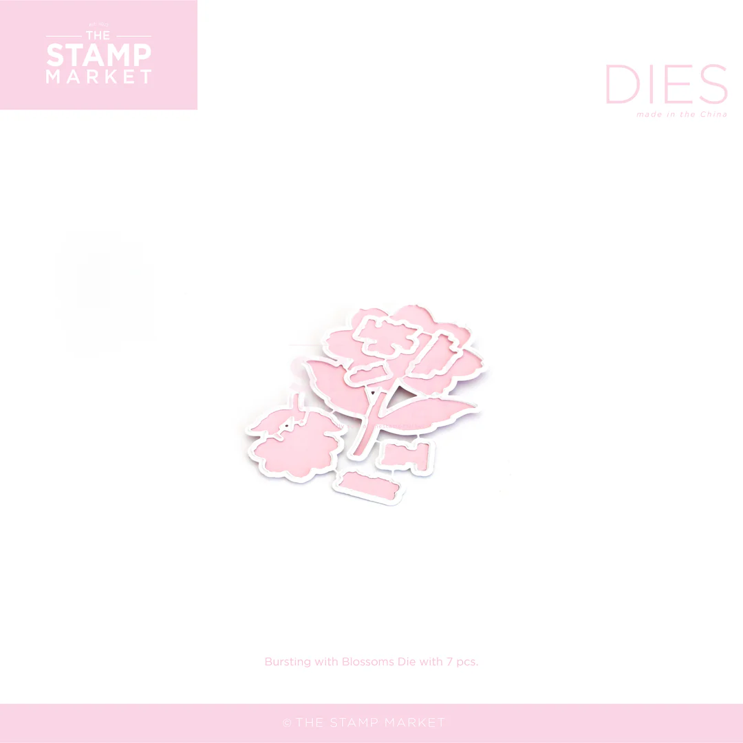 **NEW* - The Stamp Market - BURSTING WITH BLOSSOMS DIE