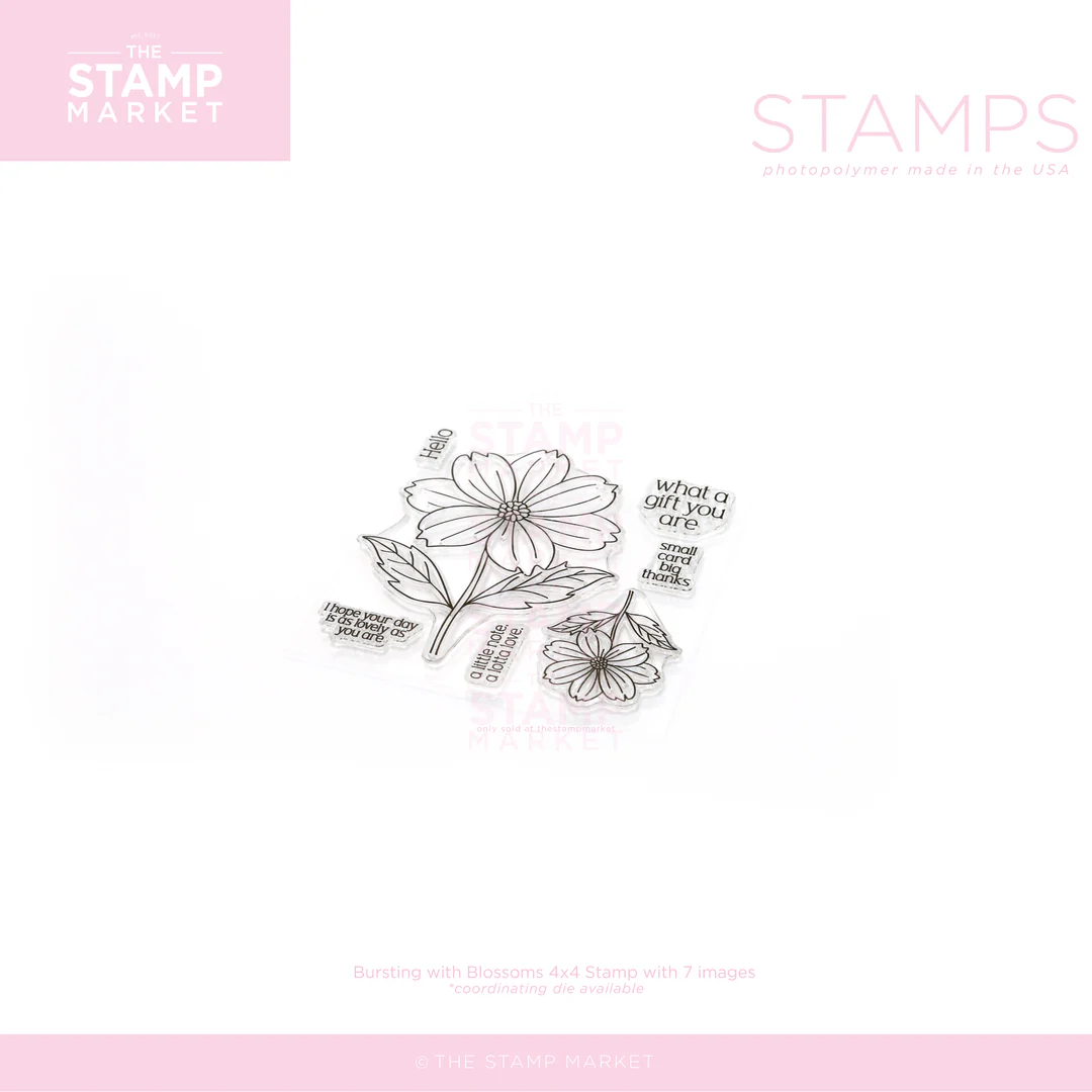**NEW* - The Stamp Market - BURSTING WITH BLOSSOMS STAMP