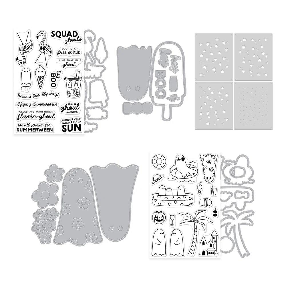 **NEW* - Spellbinders - Hero Arts Summerween Want It All Bundle