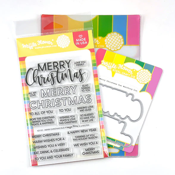 Waffle Flower - Merry Christmas Duo Combo