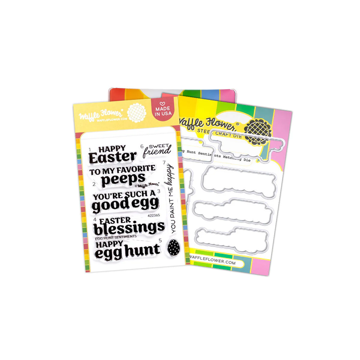Waffle Flower - Egg Hunt Sentiments Combo