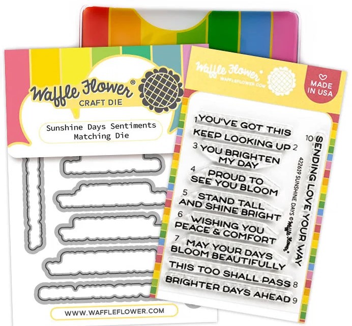 *NEW* - Waffle Flower - Sunshine Days Sentiments Combo