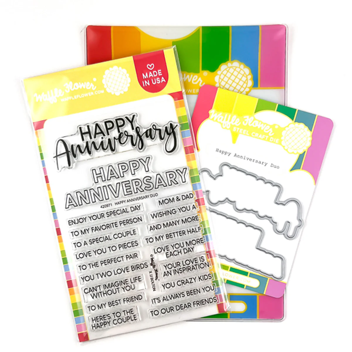Waffle Flower - Happy Anniversary Duo Combo