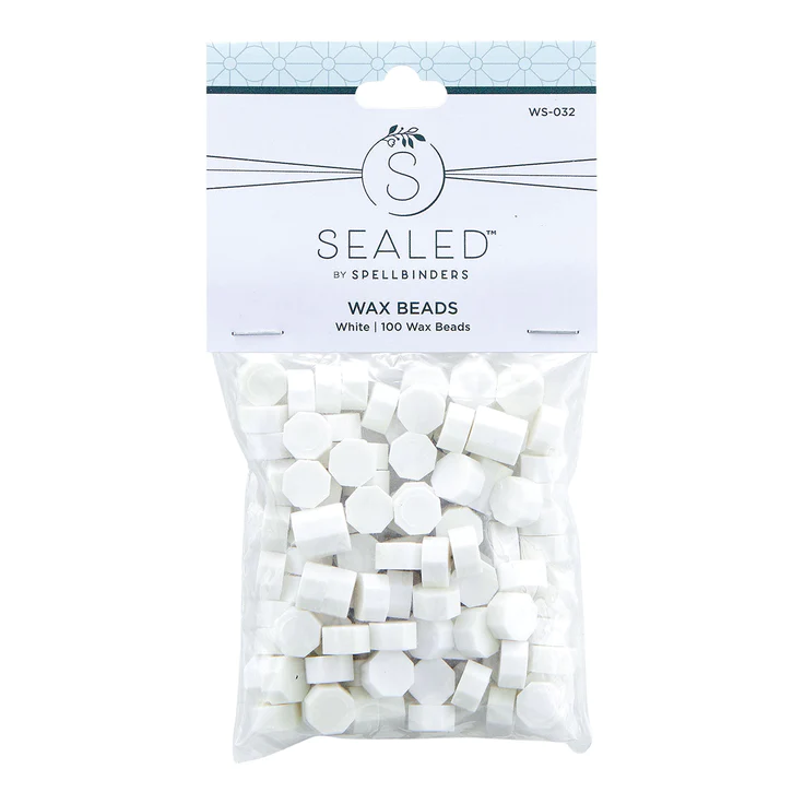 Spellbinders - WHITE WAX BEADS FROM THE SEALED BY SPELLBINDERS COLLECTION
