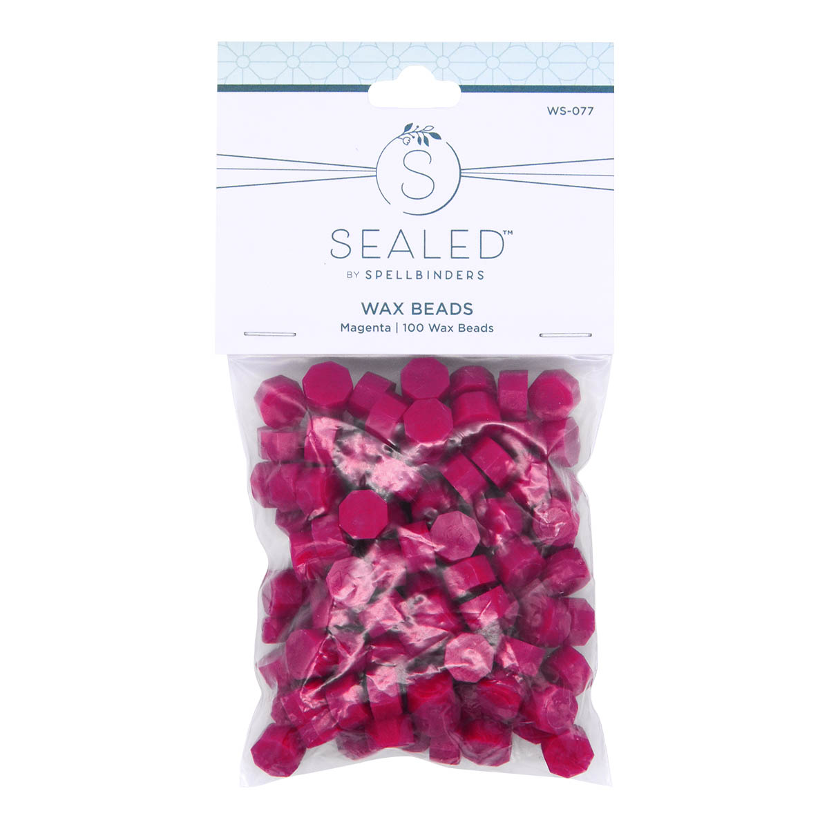 Spellbinders - Magenta Wax Beads from the Sealed by Spellbinders Collection