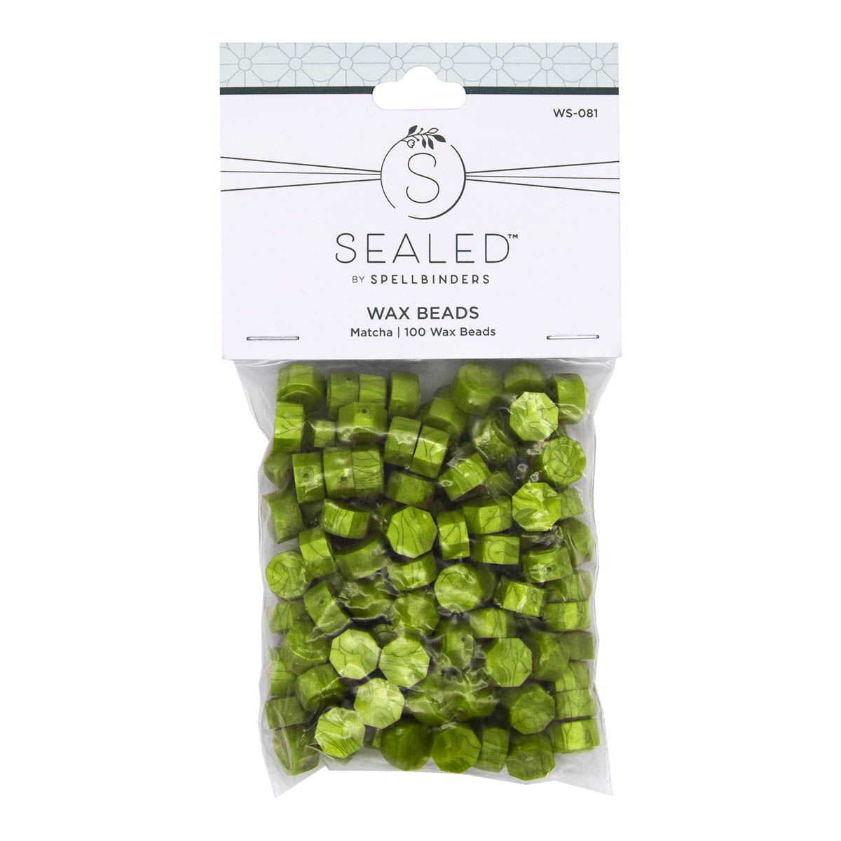 Spellbinders - Matcha Wax Beads from the Sealed by Spellbinders Collection