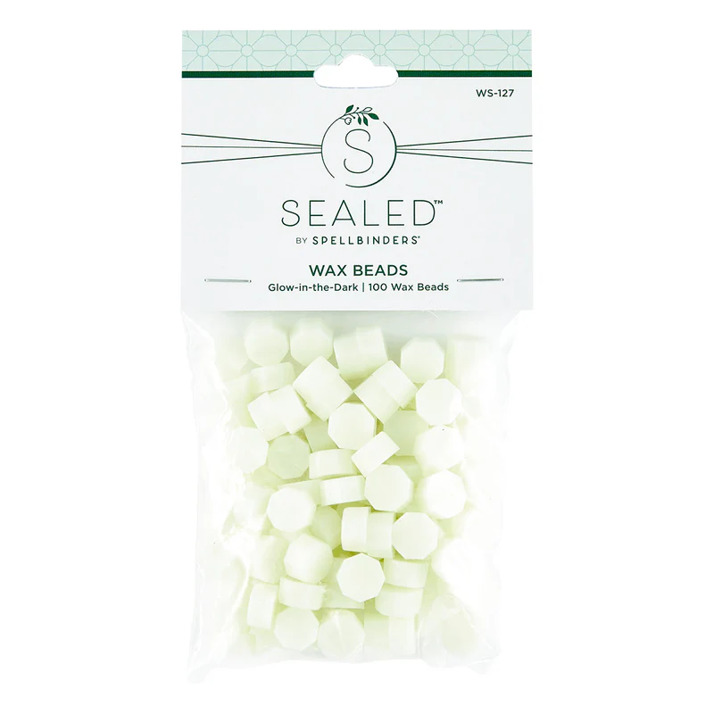Spellbinders - Glow-in-the-Dark Wax Beads from the Sealed by Spellbinders Collection