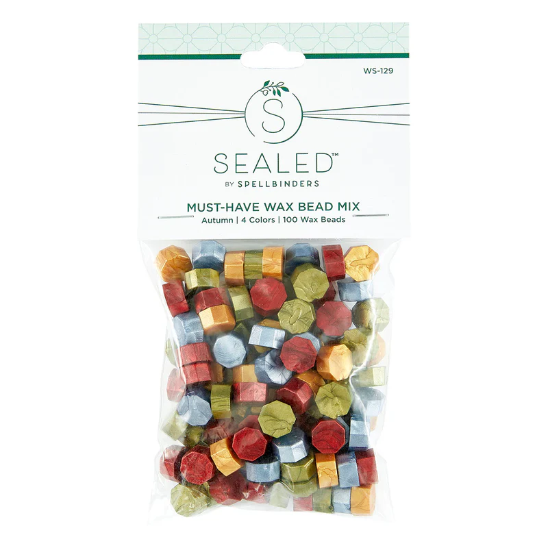 Spellbinders - Must-Have Wax Bead Mix Autumn from the Sealed by Spellbinders Collection
