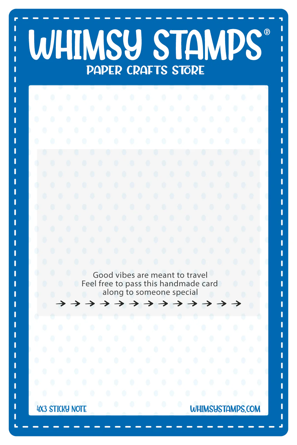 **NEW* - Whimsy Stamps - Sticky Notes - Good Vibes