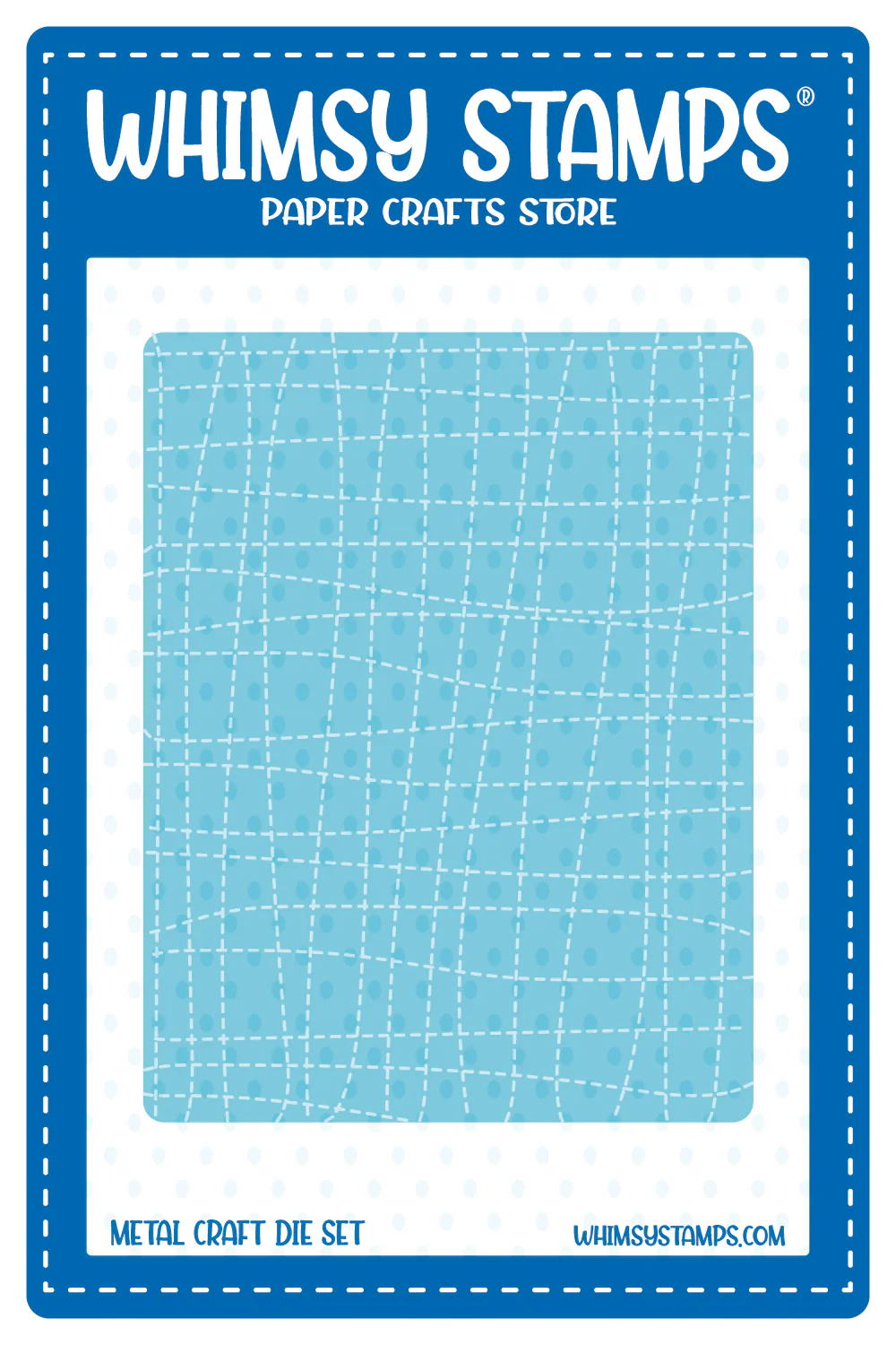 Whimsy Stamps - Tweed Cover Plate Die