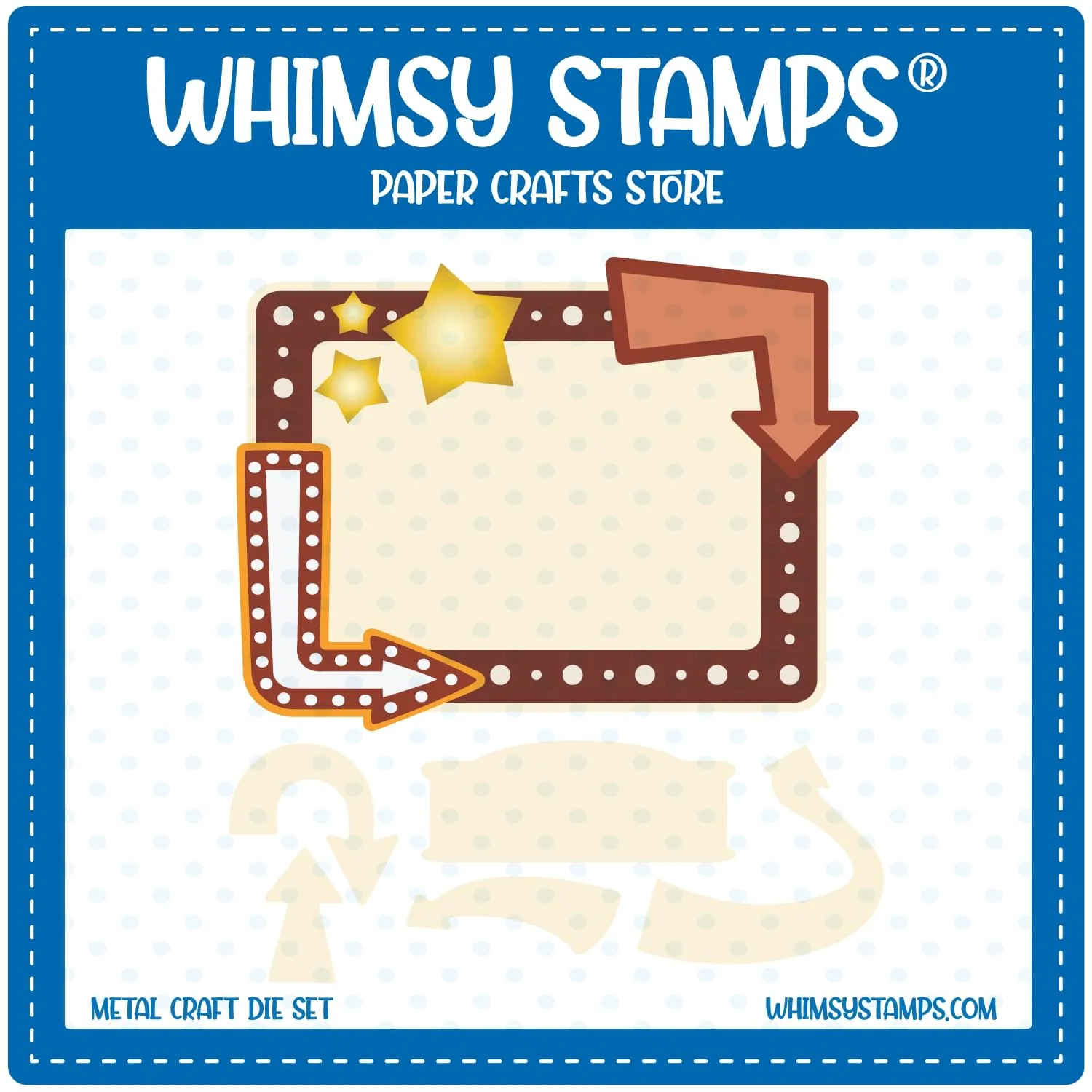 **NEW* - Whimsy Stamps - Build a Marquee Die Set