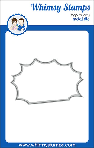 Whimsy Stamps - Comic Book Page Outline Die