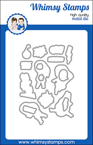 Whimsy Stamps - Oh, Snap! Outline Die Set