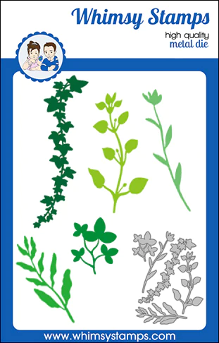 Whimsy Stamps - Wild Weeds Die Set