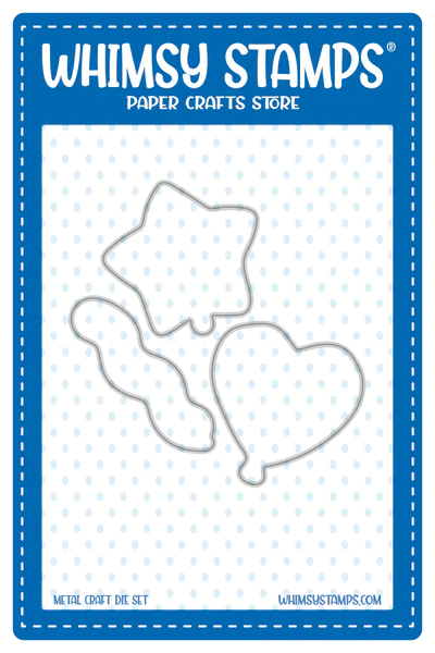 Whimsy Stamps - Celebrate Balloons Outline Die Set